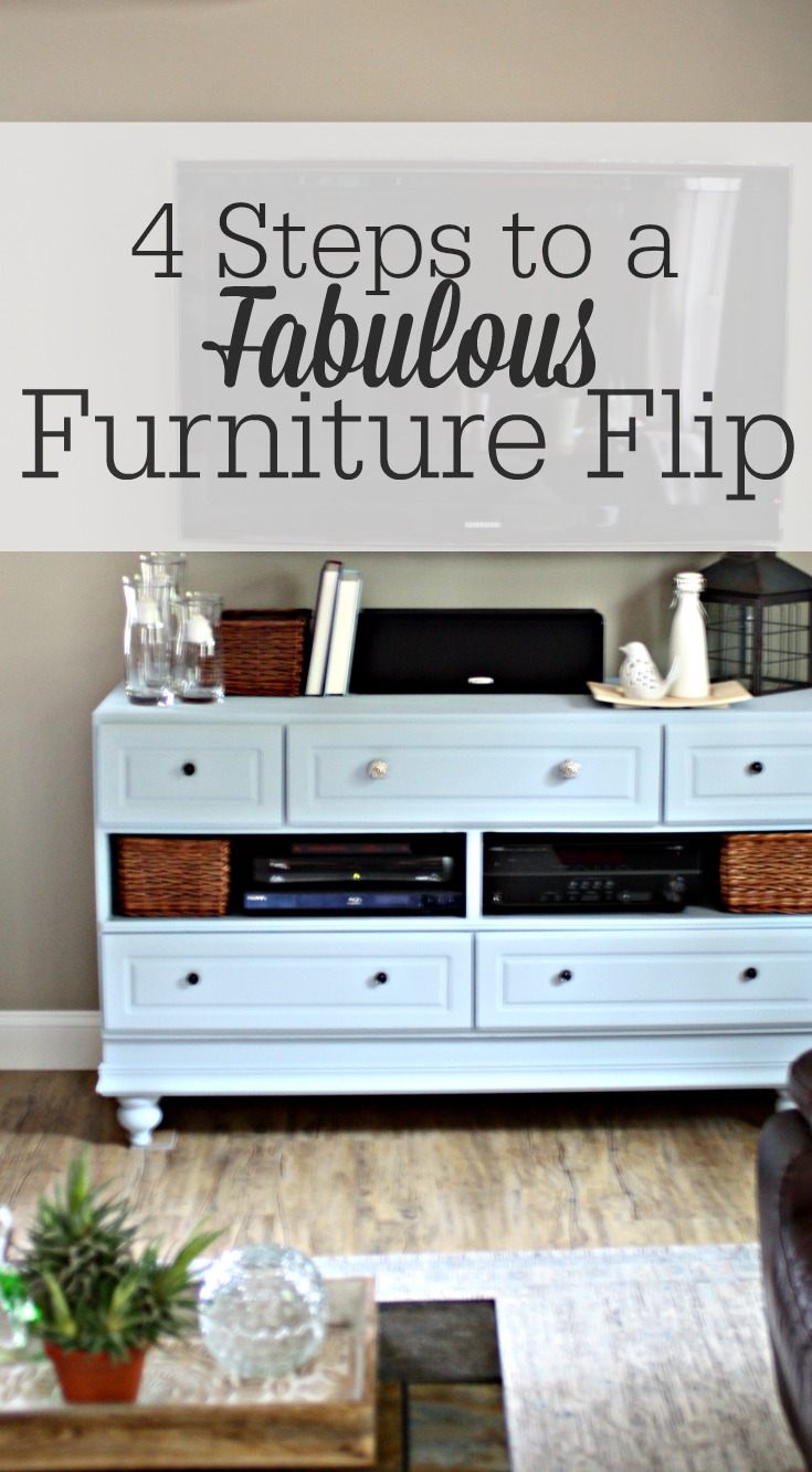 a fabulous furniture flip in 4 steps