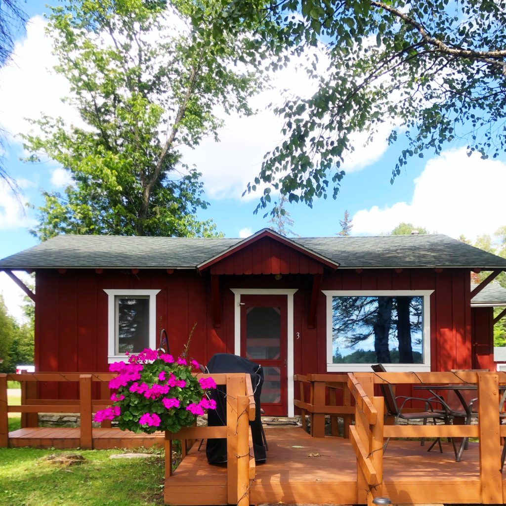 Cabin 3 at Twin Cedars Resort in UP Michigan