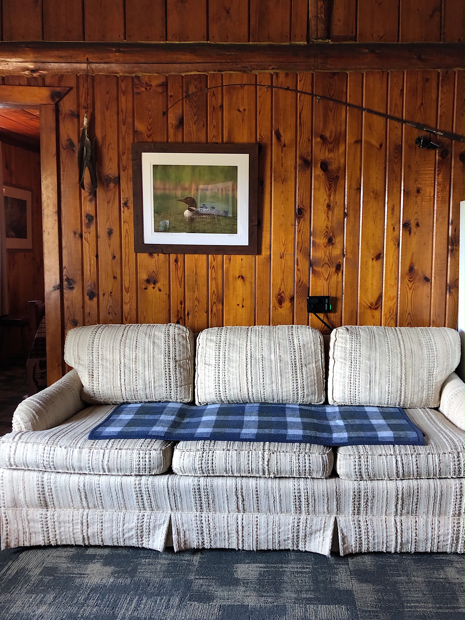 Twin Cedars Resort Cabin 1 interior