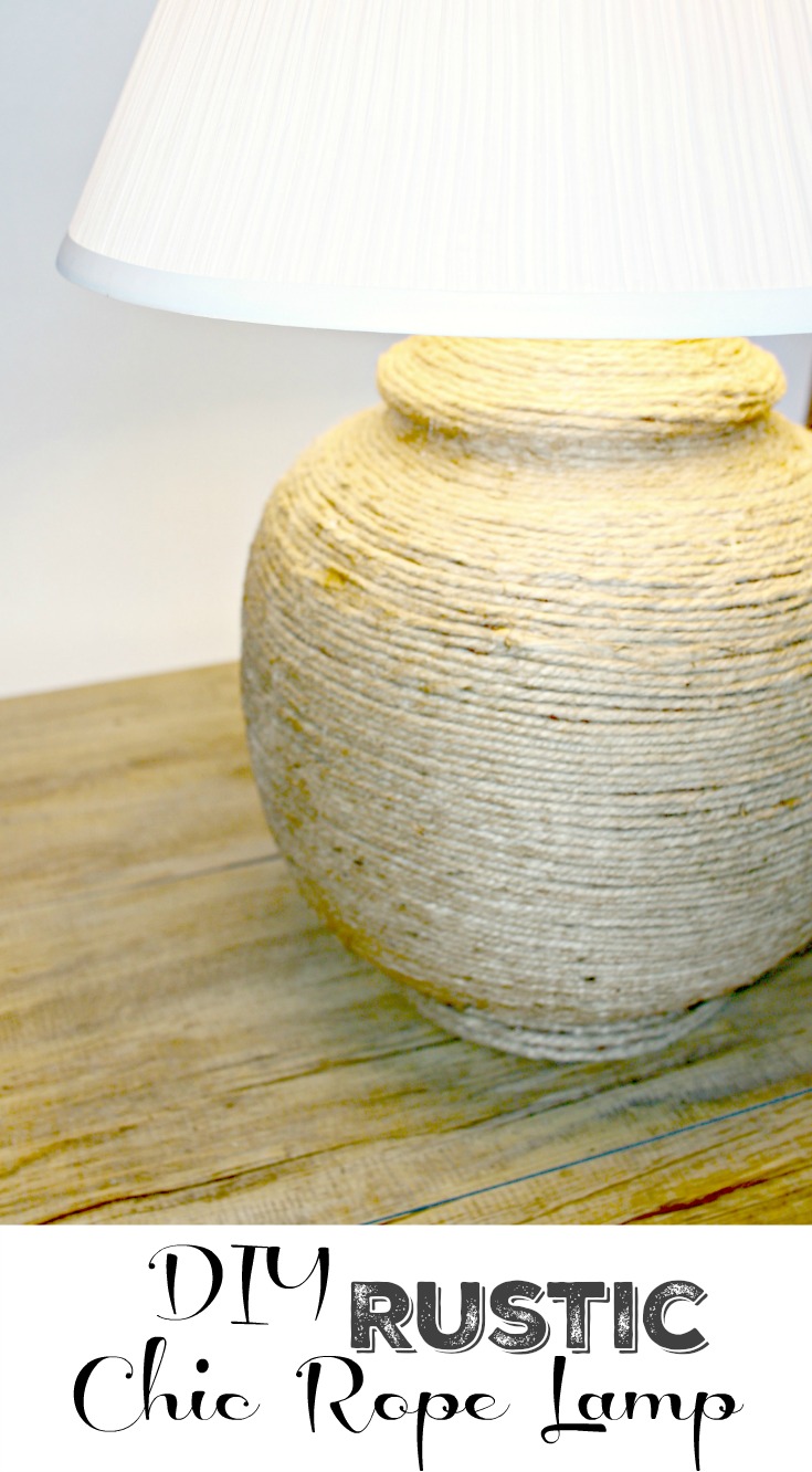 Diy rustic lamp discount