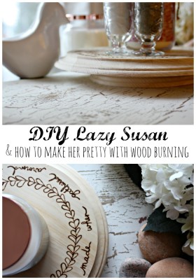 How to DIY a Lazy Susan and make her pretty