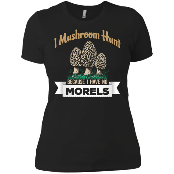 morel mushroom tee