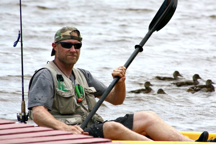 Bob at Twin Cedars Kayak fishing tournament