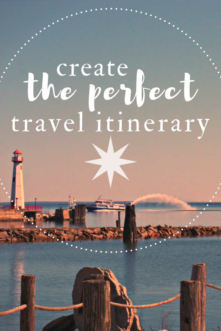 How to create the perfect travel itinerary. #TheTwinCedars #Michigan #Travel #Itinerary #familytrips