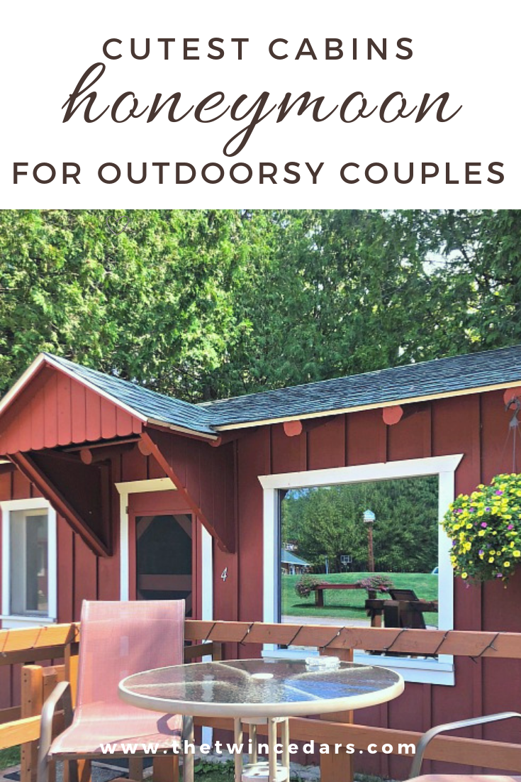 honeymoon cabins in the Upper Peninsula of Michigan Twin Cedars Resort