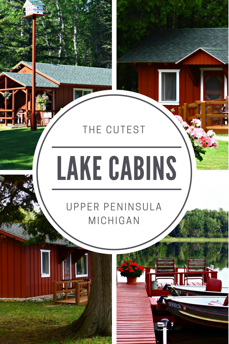 The Cutest Lake Cabin Rentals in the U.P. Michigan Twin Cedars Resort