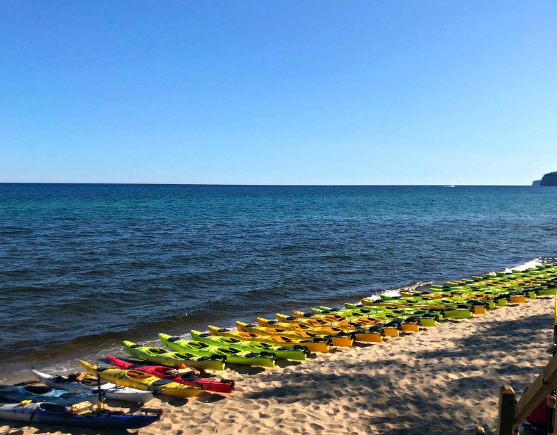 Pictured Rock Kayaking Miners Beach