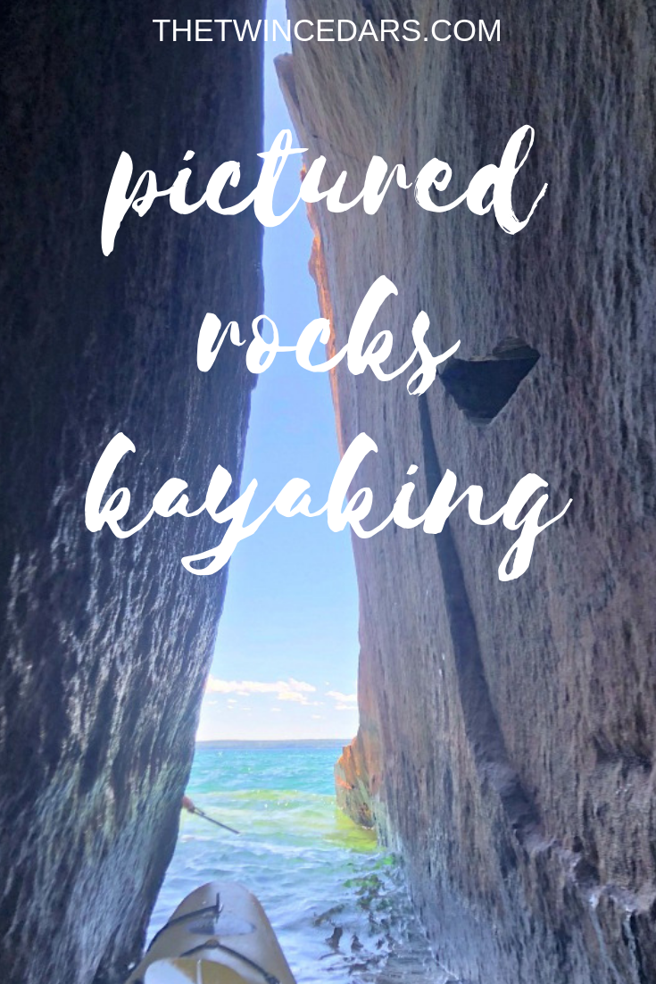 Pictured Rocks Kayaking along Lake Superior shore