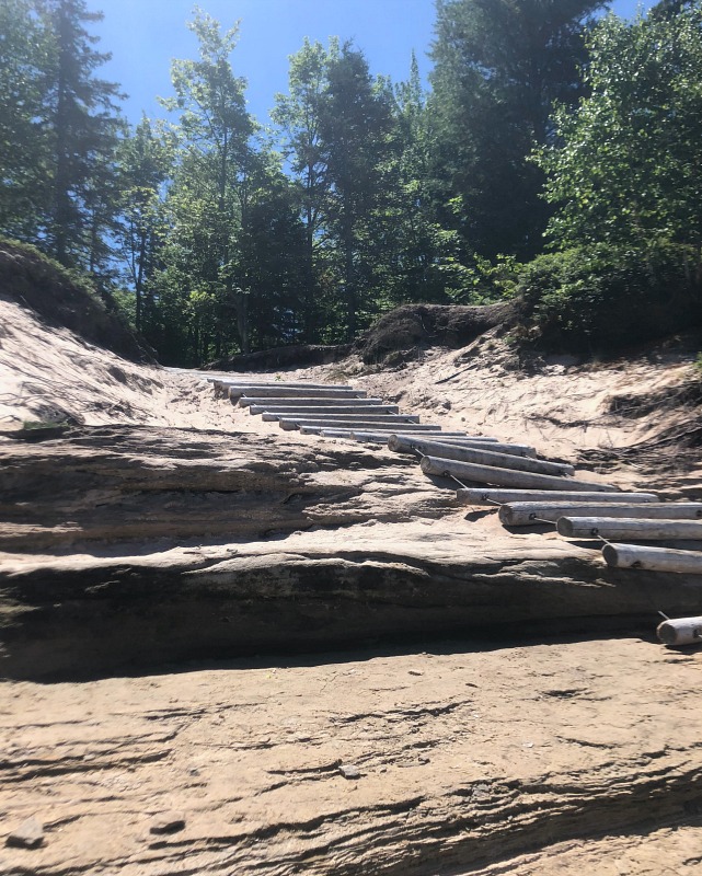 Pictured Rocks Kayaking taking a break on the shore